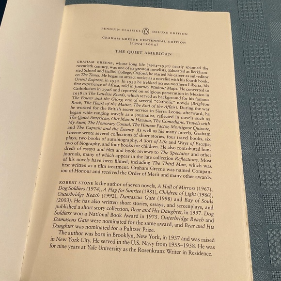 The Quiet American -- Graham Greene - Trade Paperback Book - Picture 5 of 9